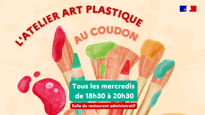 Screen Atelier art plastique Coudon 2023