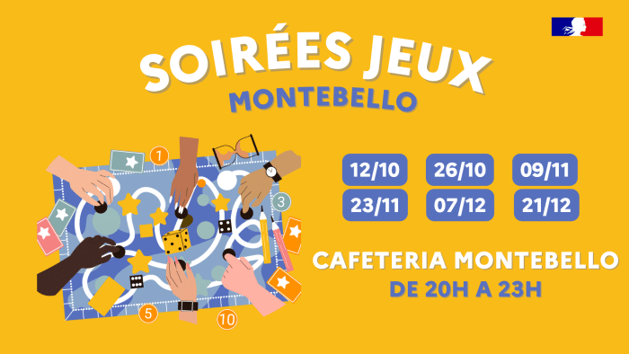 Soirée jeux - Résidence Montebello 1 Screen MBO