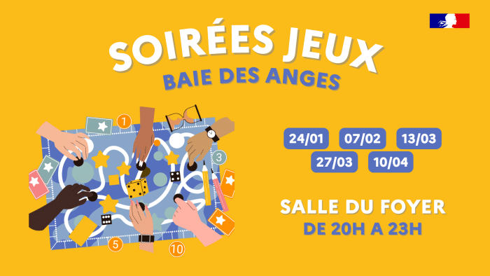 Soirée jeux - Résidence Baie des Anges 1 Screen BDA 24