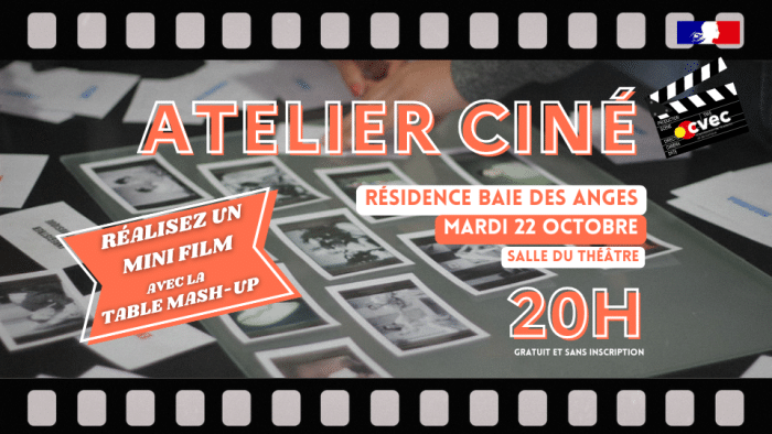 Atelier ciné - Résidence Baie des Anges 1 1
