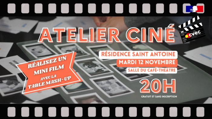 Atelier ciné - Résidence Saint Antoine 1 3