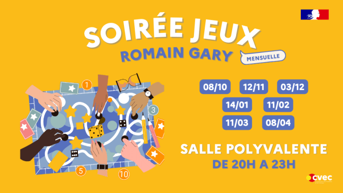 Soirées jeux - Résidence Romain Gary 1 8