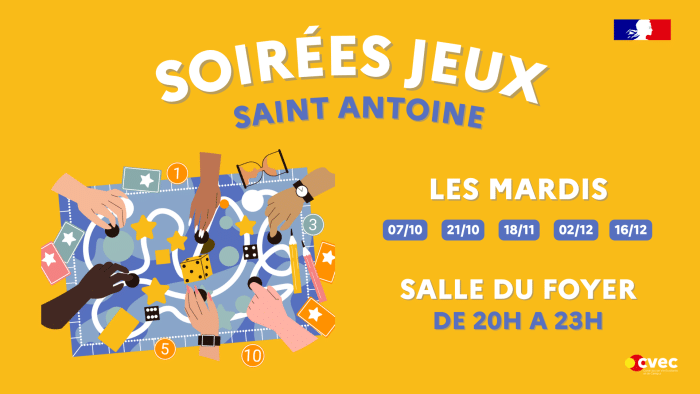 Soirées Jeux - Résidence Saint Antoine 1 STA